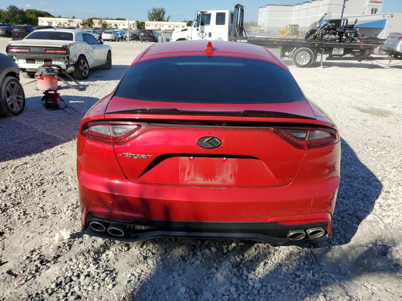 2019 Kia Stinger VIN: KNAE15LAXK6051605 Lot: 93403875