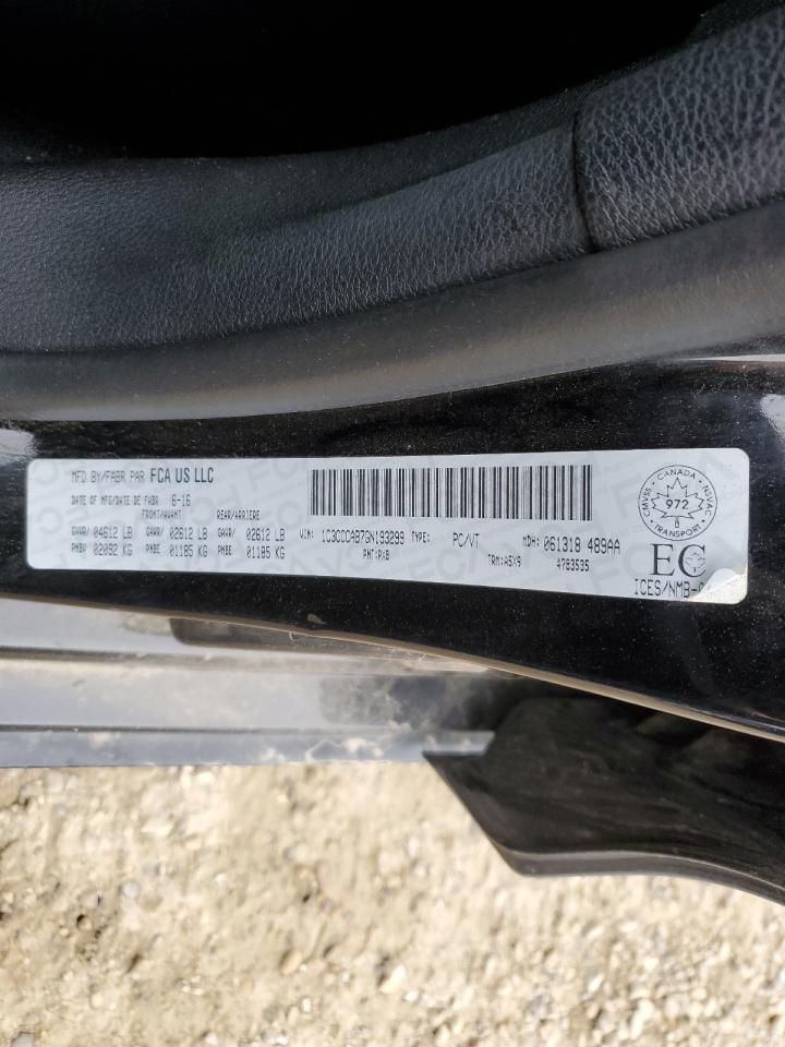 2016 Chrysler 200 Limited VIN: 1C3CCCAB7GN193299 Lot: 92953345