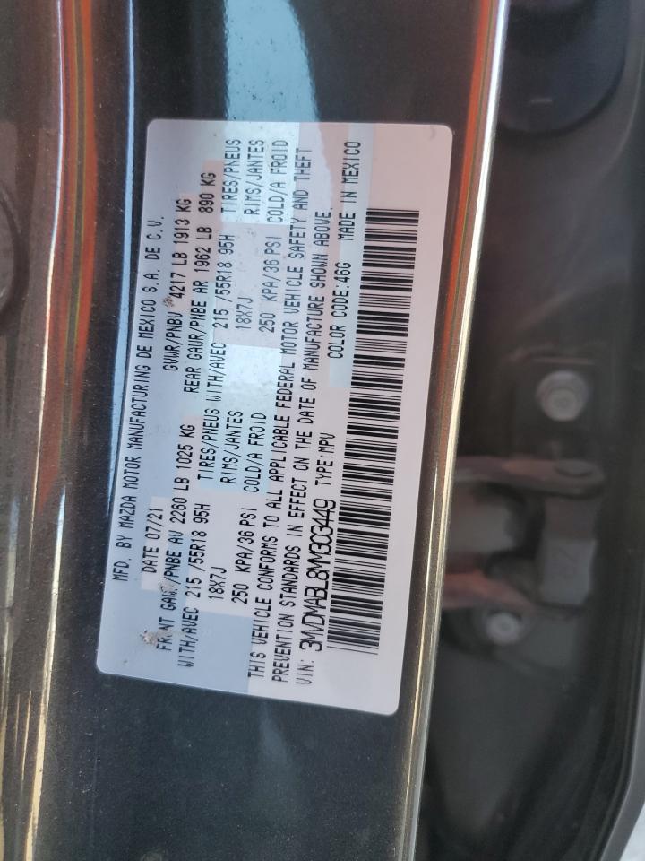 2021 Mazda Cx-30 Select VIN: 3MVDMABL8MM303449 Lot: 91688305