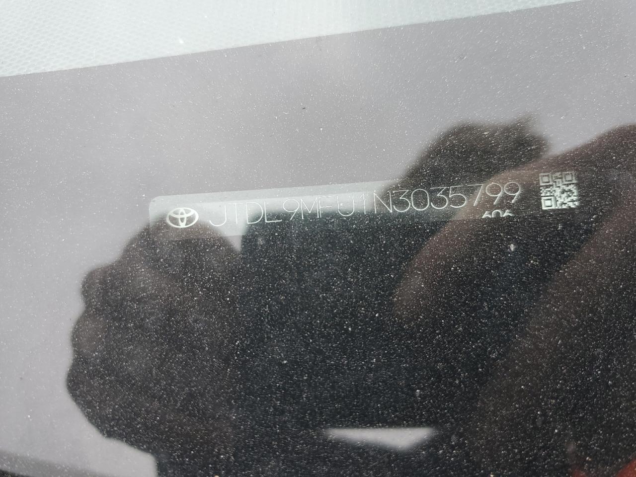 2022 Toyota Prius Le VIN: JTDL9MFU1N3035799 Lot: 93914385