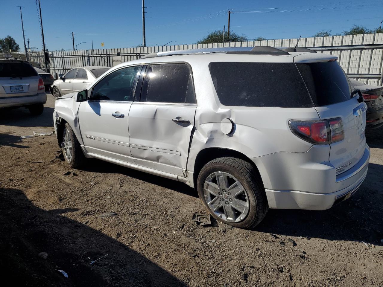 2016 GMC Acadia Denali white suv gasoline 1GKKRTKDXGJ141196 photo #3