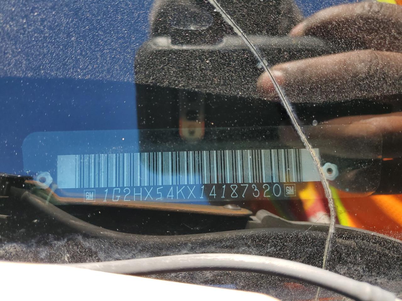 2001 Pontiac Bonneville Se VIN: 1G2HX54KX14187320 Lot: 91810865