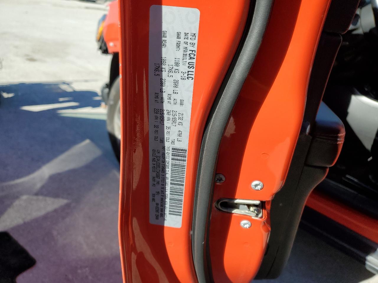 2018 Jeep Compass Trailhawk VIN: 3C4NJDDB3JT345887 Lot: 92100755