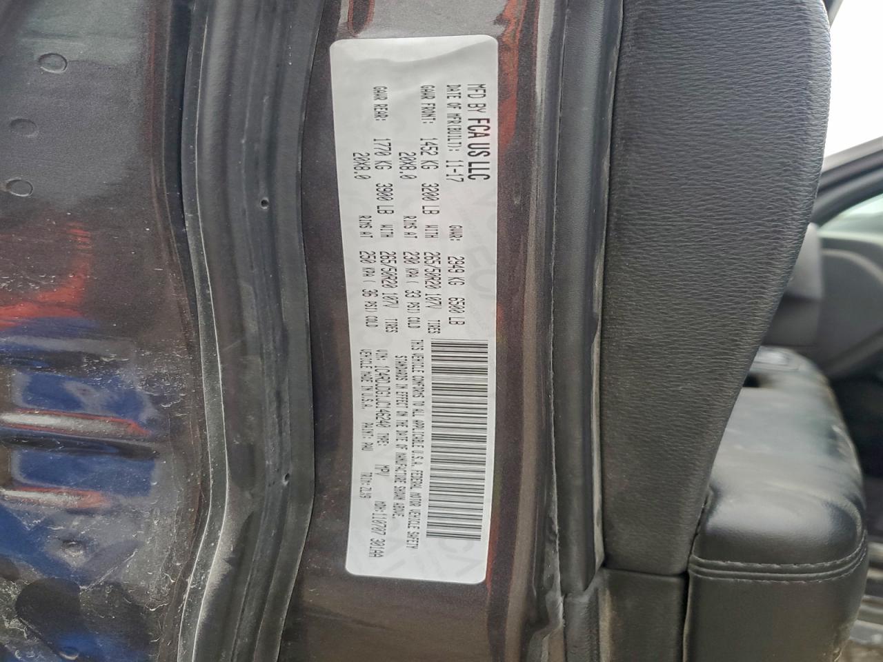 2018 Dodge Durango Gt VIN: 1C4RDJDG1JC146240 Lot: 93452445