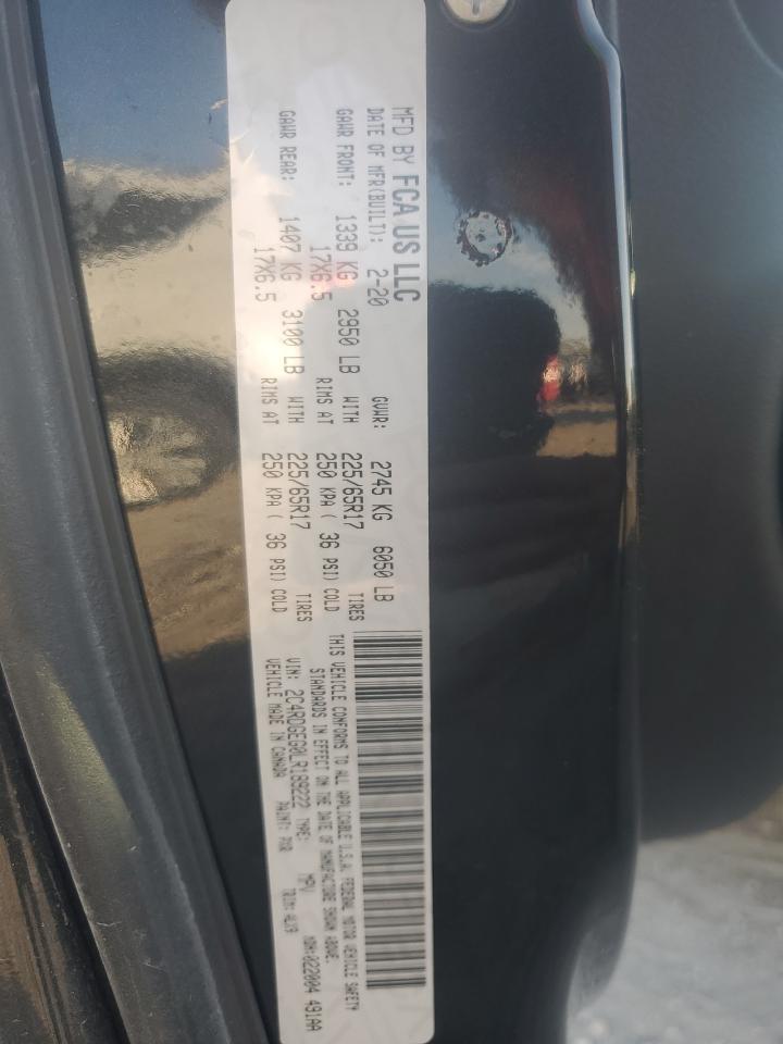 2020 Dodge Grand Caravan Gt VIN: 2C4RDGEG0LR189222 Lot: 92478885