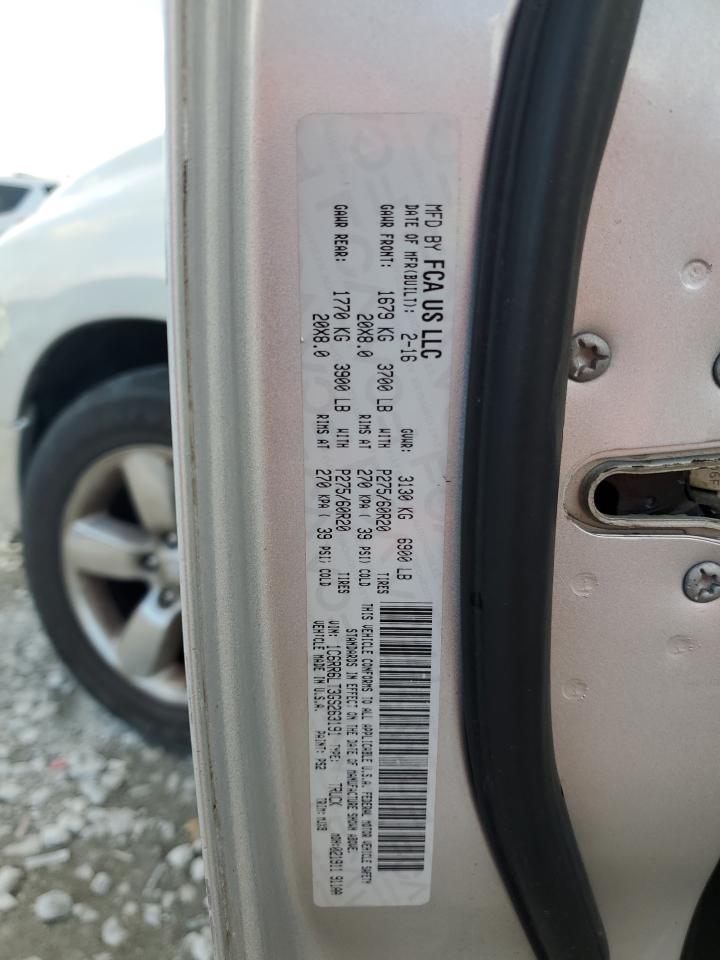 2016 Ram 1500 Slt VIN: 1C6RR6LT3GS263191 Lot: 92988695