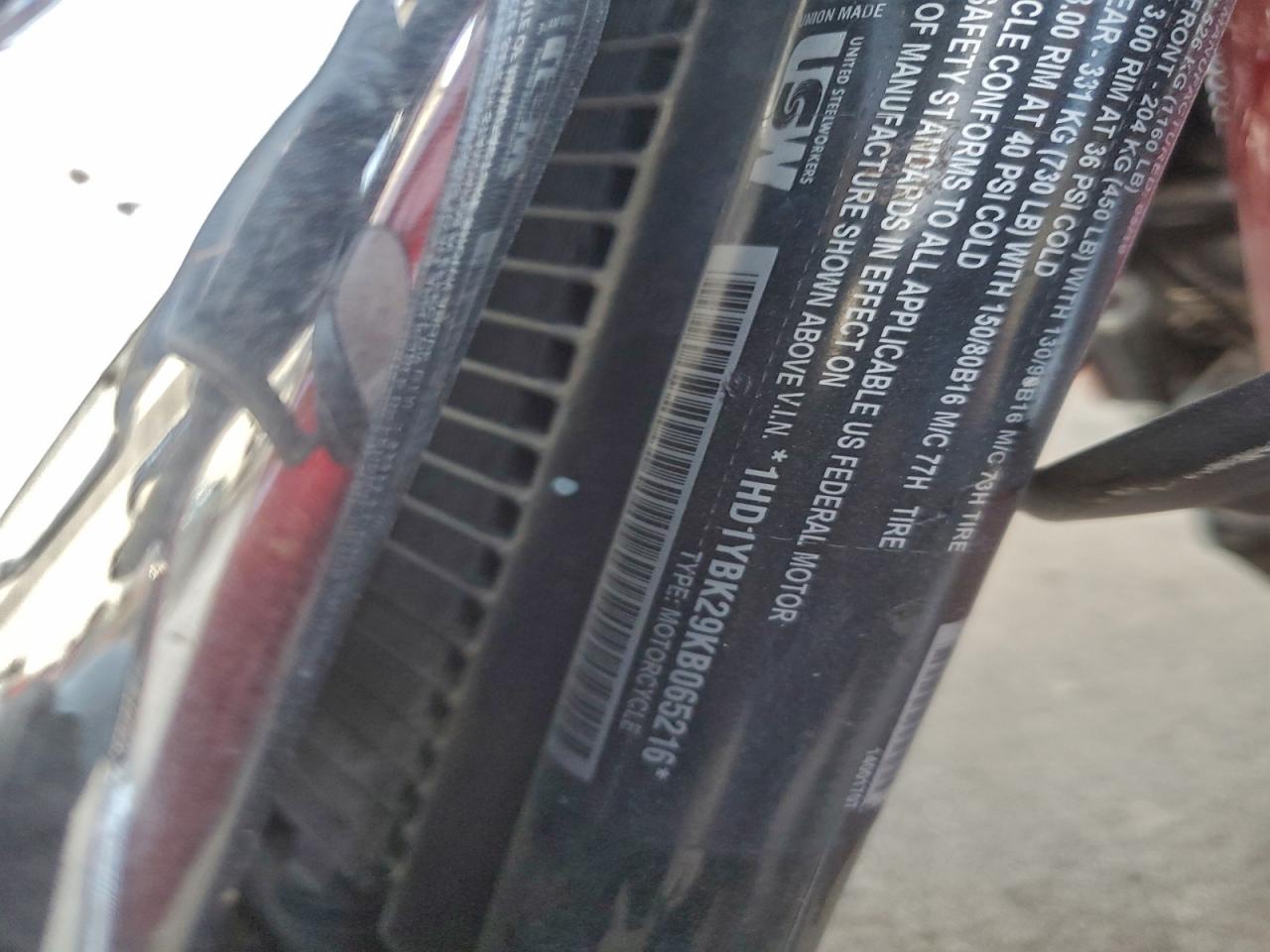 2019 Harley-Davidson Flhcs VIN: 1HD1YBK29KB065216 Lot: 94652105