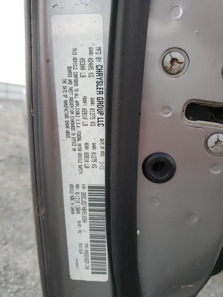 2011 Dodge Challenger R/T VIN: 2B3CJ5DT4BH519354 Lot: 93263025