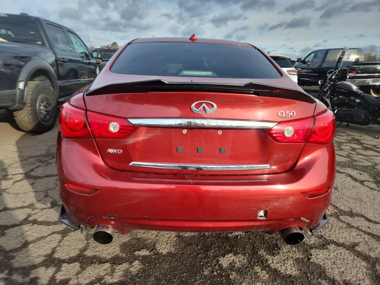 2014 Infiniti Q50 Base VIN: JN1BV7AR6EM703654 Lot: 92045395