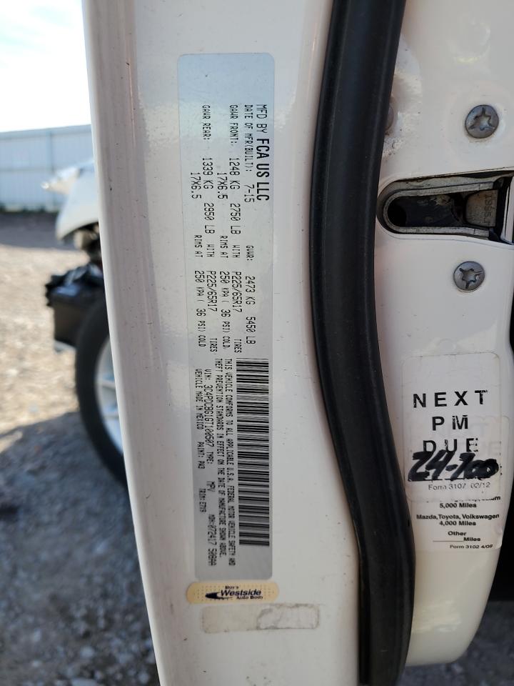 2016 Dodge Journey Sxt VIN: 3C4PDCBG1GT100507 Lot: 91071665