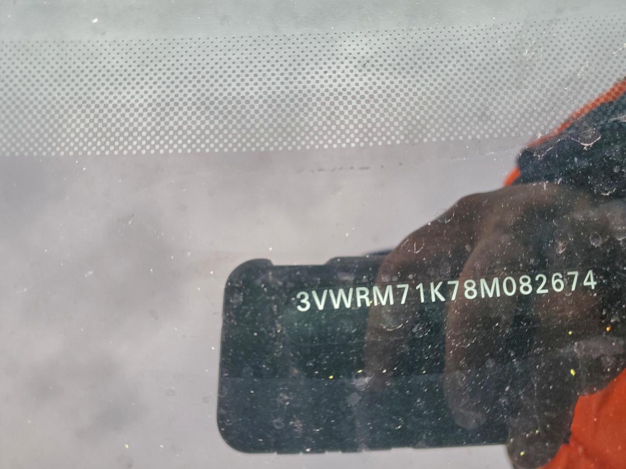 2008 Volkswagen Jetta Se VIN: 3VWRM71K78M082674 Lot: 93900095