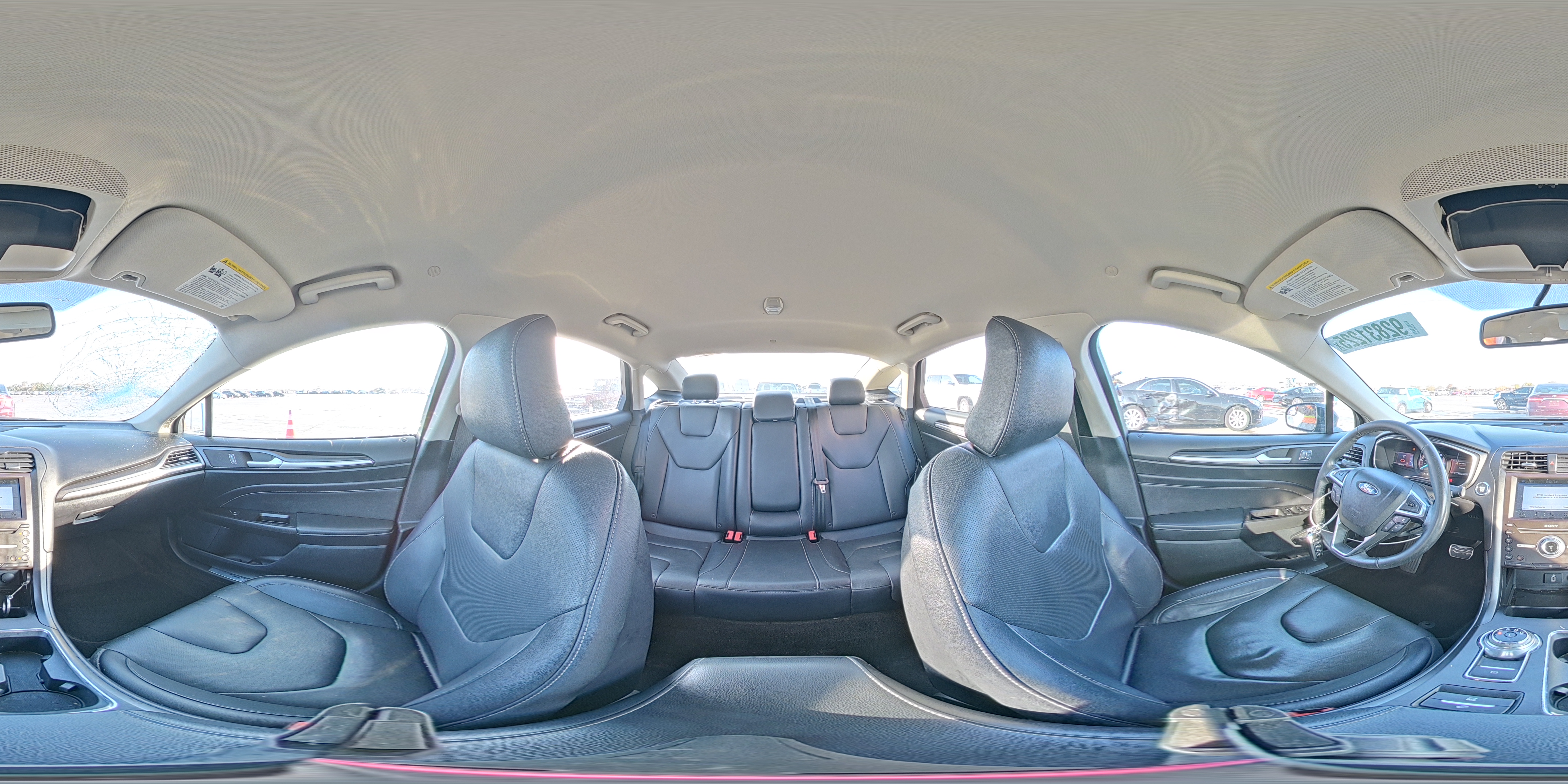 2017 Ford Fusion Titanium Hev VIN: 3FA6P0RUXHR384172 Lot: 92831225