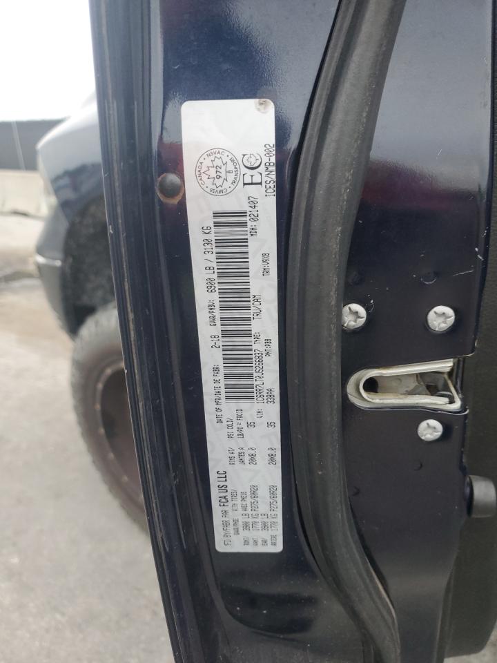 2018 Ram 1500 Slt VIN: 1C6RR7LT0JS266837 Lot: 91576305