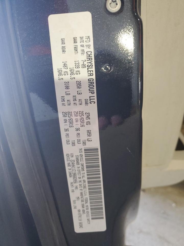 2009 Dodge Grand Caravan Delivery Van VIN: 2D4HN11E19R682056 Lot: 92297325