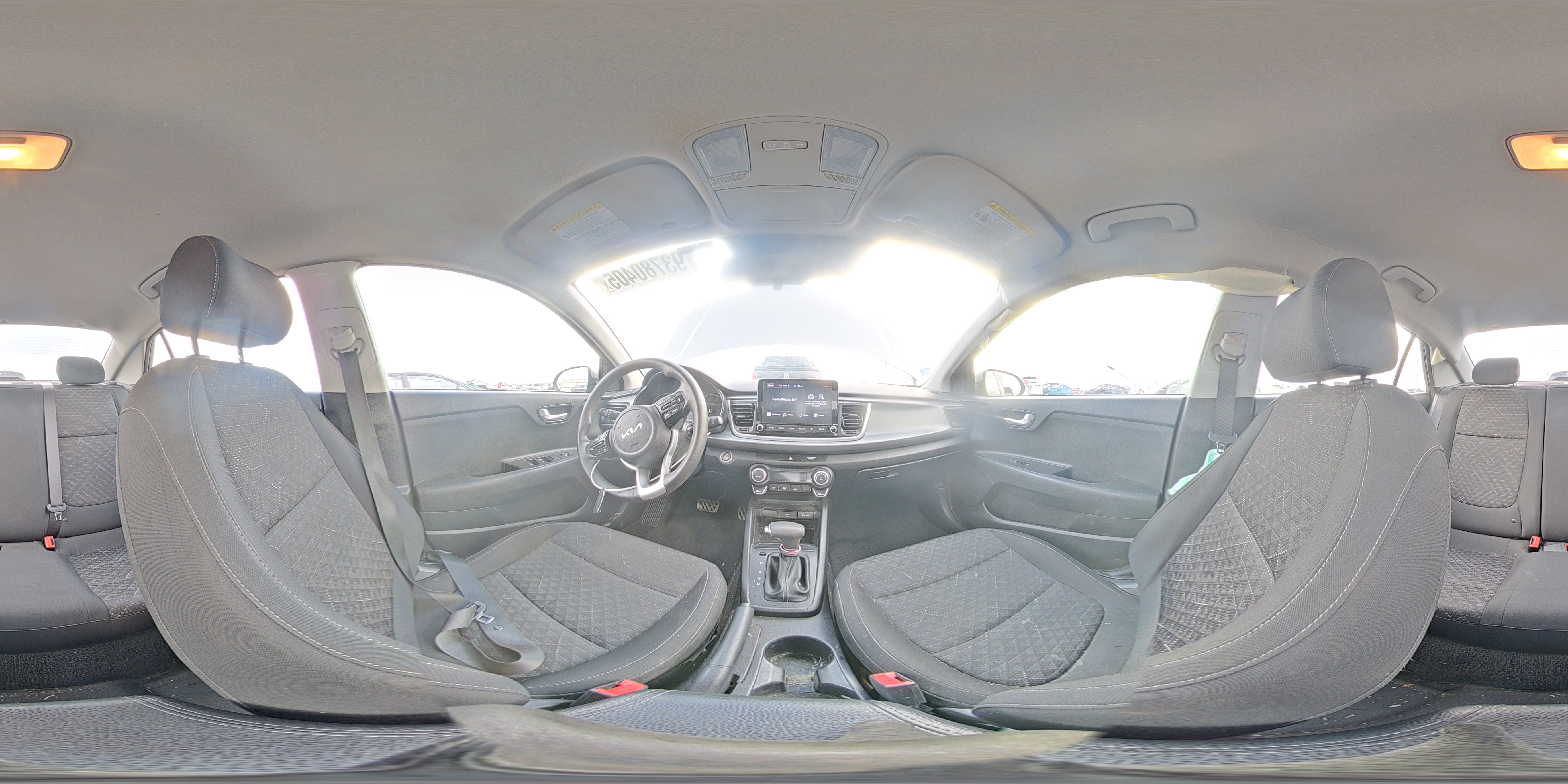 2022 Kia Rio Lx VIN: 3KPA24AD0NE456330 Lot: 93780405