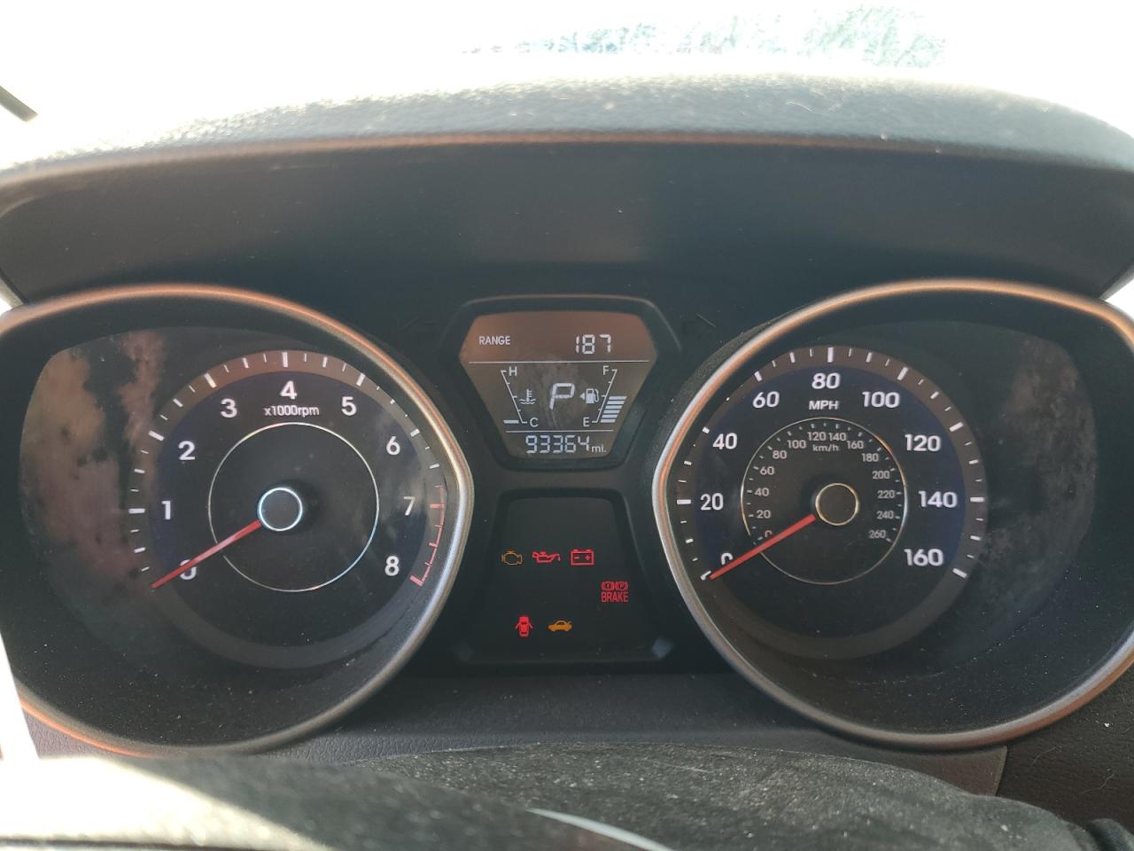 2014 Hyundai Elantra Se VIN: 5NPDH4AE3EH534437 Lot: 93618755