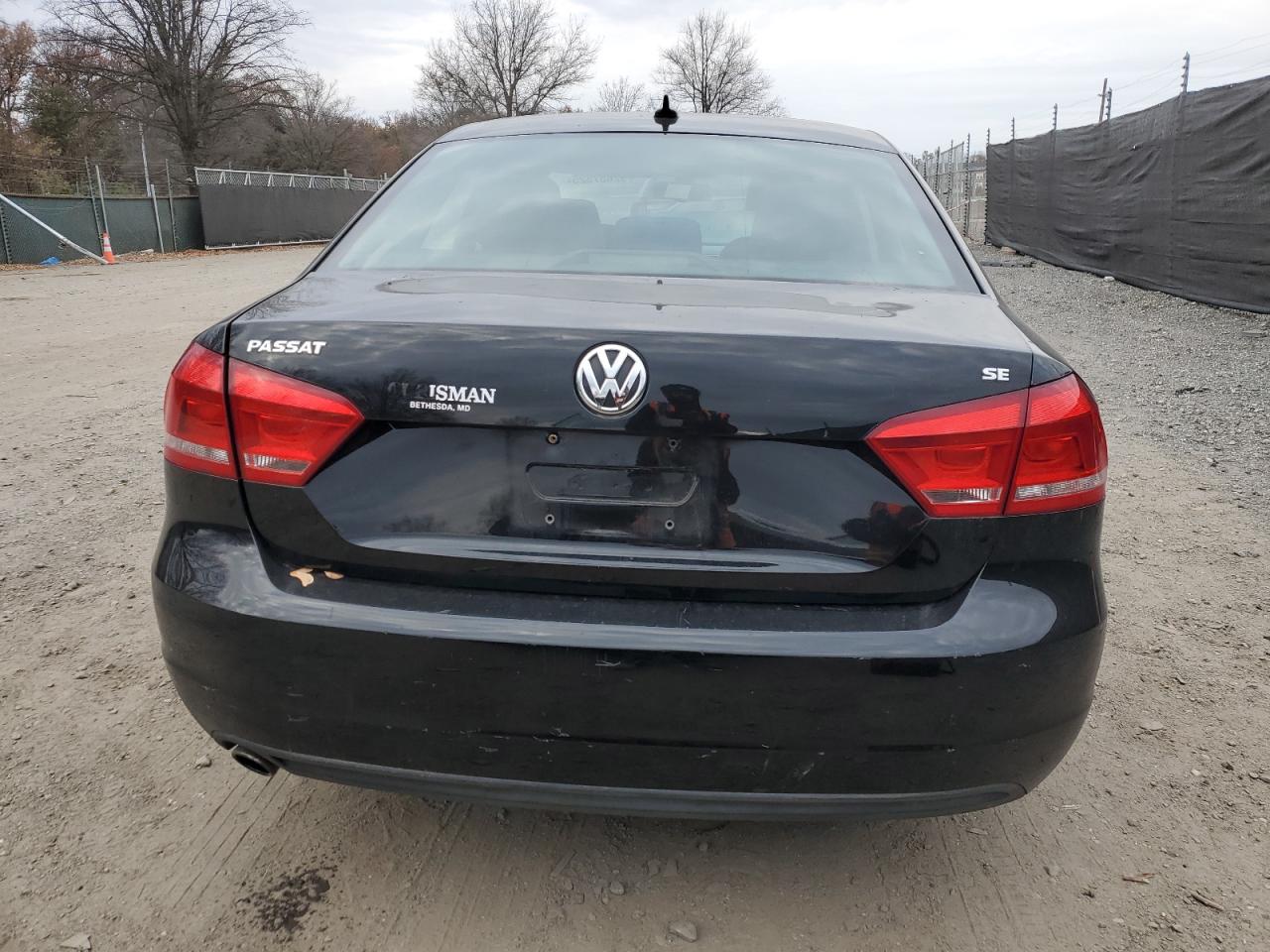 2013 Volkswagen Passat Se VIN: 1VWBP7A35DC120853 Lot: 92687825