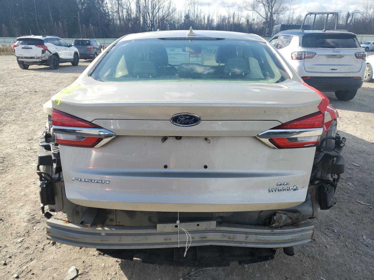 2019 Ford Fusion Se VIN: 3FA6P0LU6KR195695 Lot: 93187225