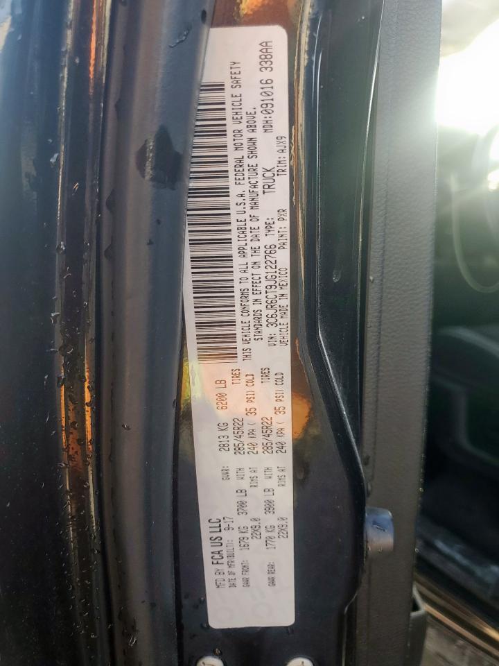 2018 Ram 1500 Sport VIN: 3C6JR6CT9JG122766 Lot: 91601845