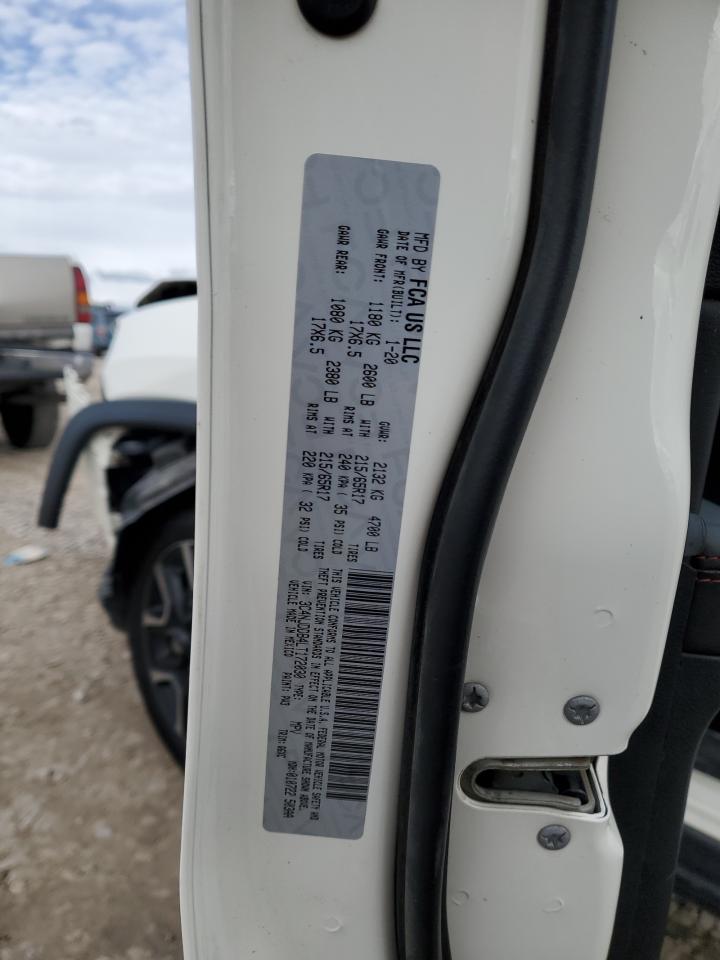 2020 Jeep Compass Trailhawk VIN: 3C4NJDDB4LT172030 Lot: 93700745