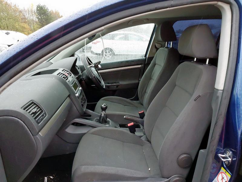 2007 VOLKSWAGEN GOLF 1.9 MATCH TDI 5DR