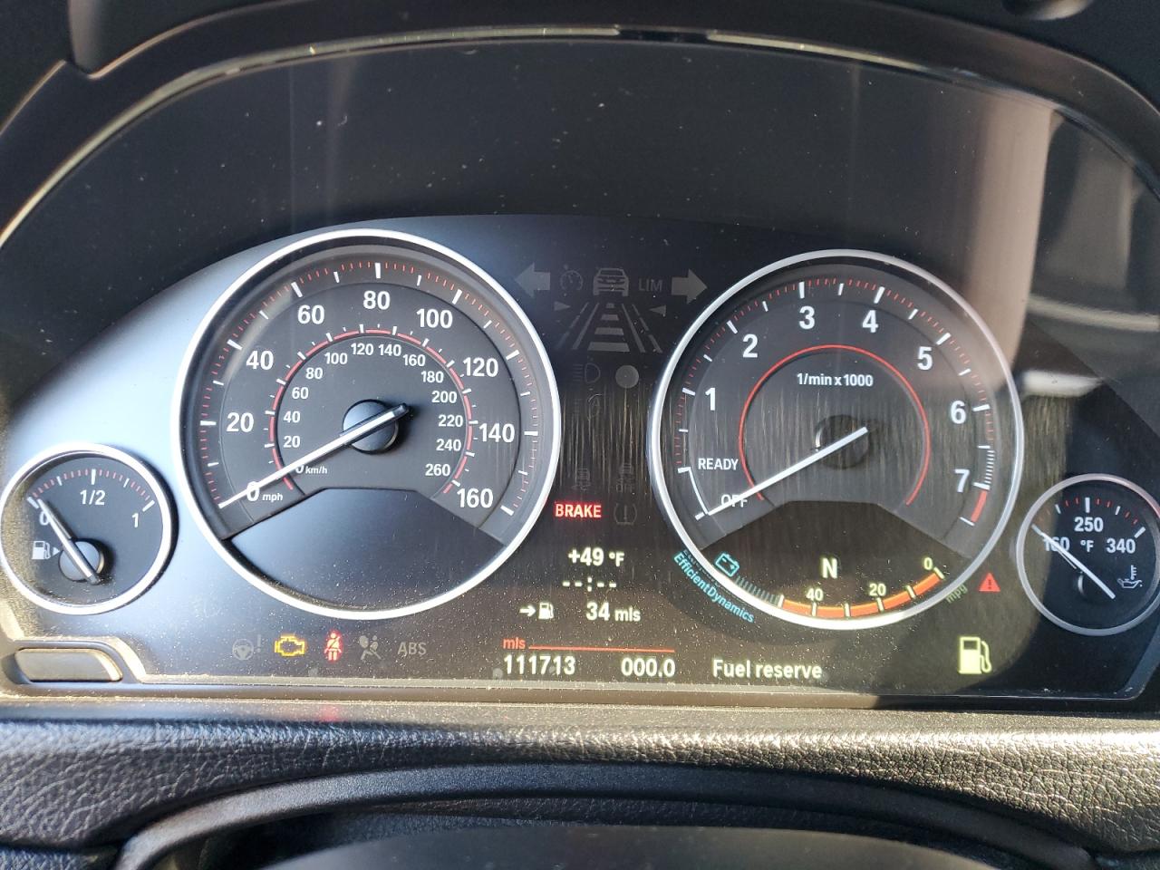 2013 BMW 335 I VIN: WBA3A9C55DF477206 Lot: 91585915