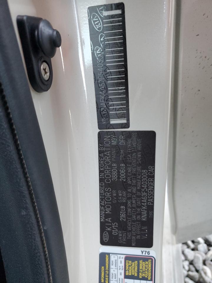 2015 Kia Forte Lx VIN: KNAFK4A63F5403008 Lot: 91312395