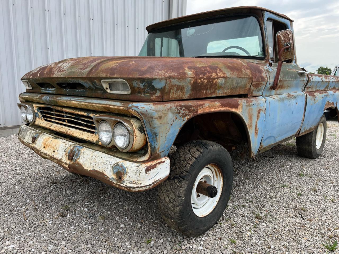 1960 Chevrolet K10 blue null null 0K144K107521 photo #3