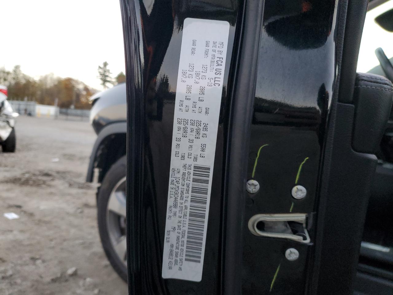 2019 Jeep Cherokee Limited VIN: 1C4PJMDX3KD440980 Lot: 91460455