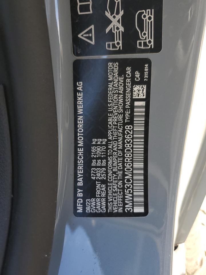 2024 BMW M240Xi VIN: 3MW53CM06R8D83628 Lot: 91637615