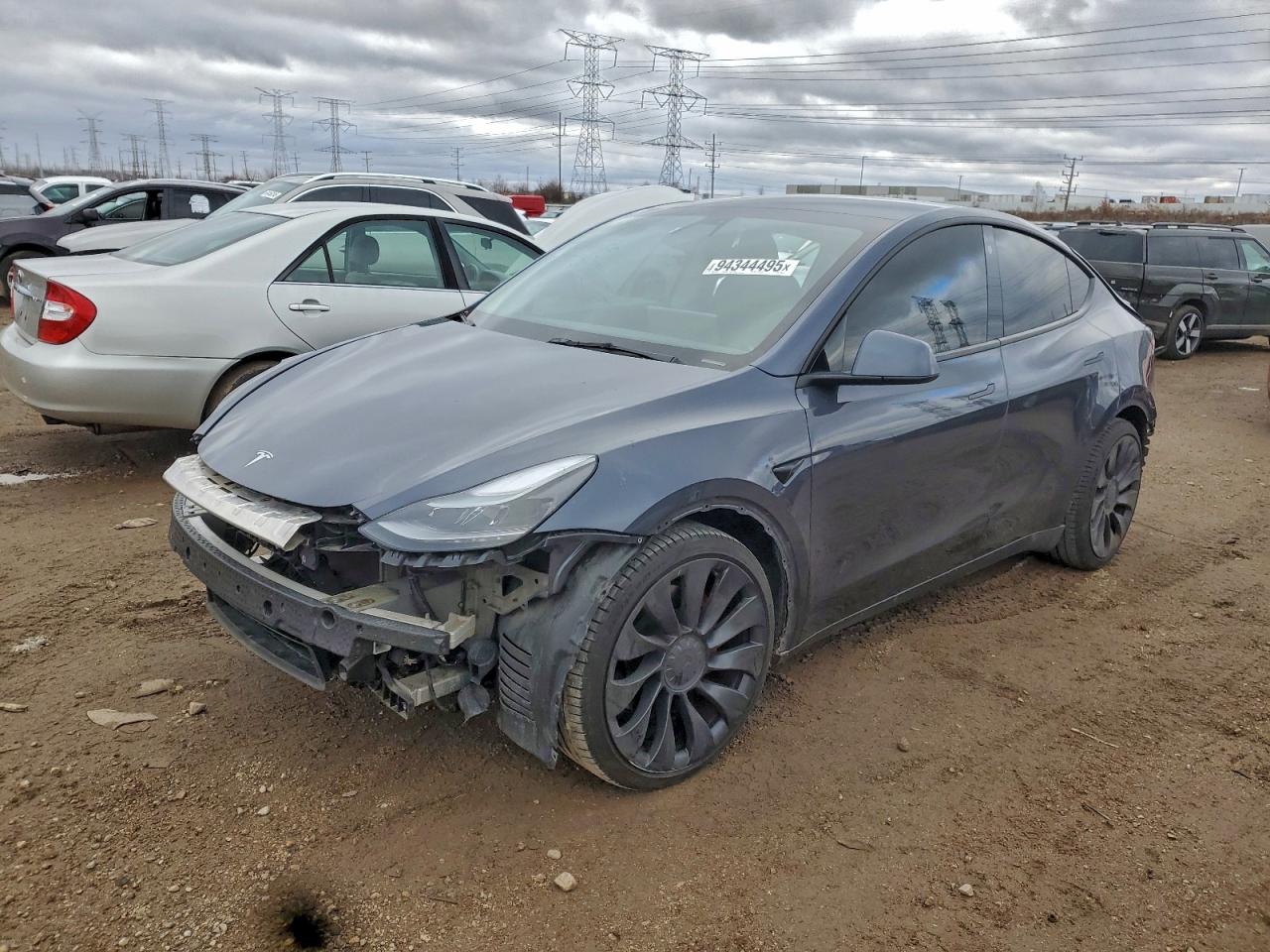 2022 Tesla Model Y VIN: 7SAYGDEF2NF394549 Lot: 94344495