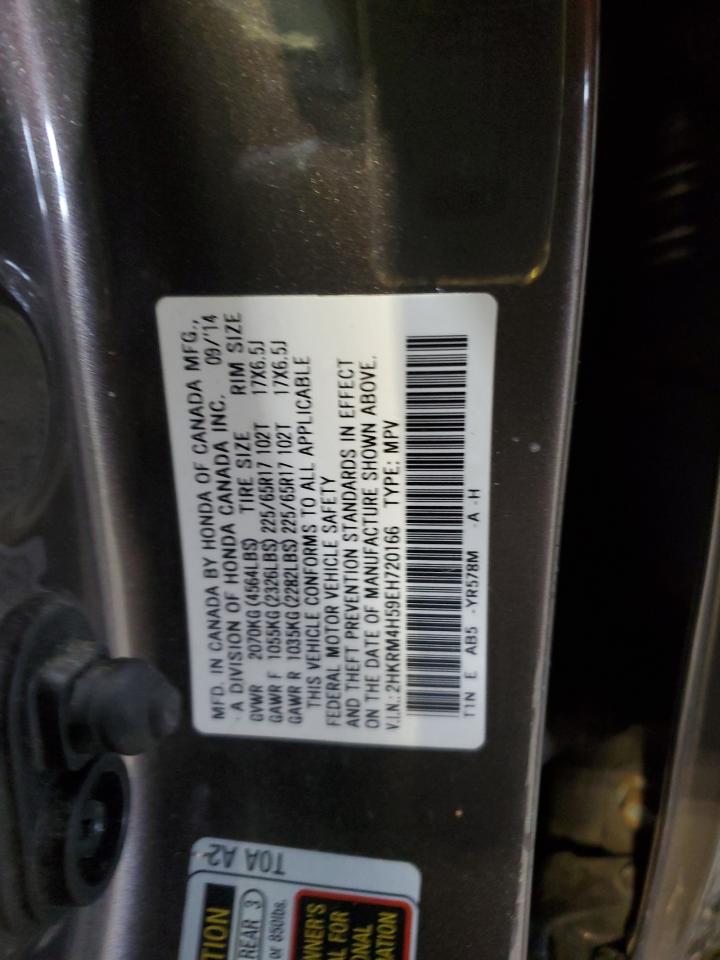 2014 Honda Cr-V Ex VIN: 2HKRM4H59EH720166 Lot: 92397875