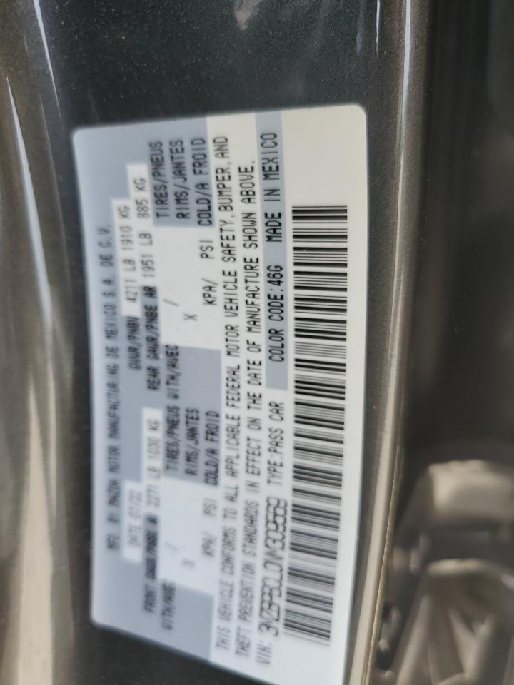 2022 Mazda 3 Preferred VIN: 3MZBPBCL0NM309569 Lot: 91635805