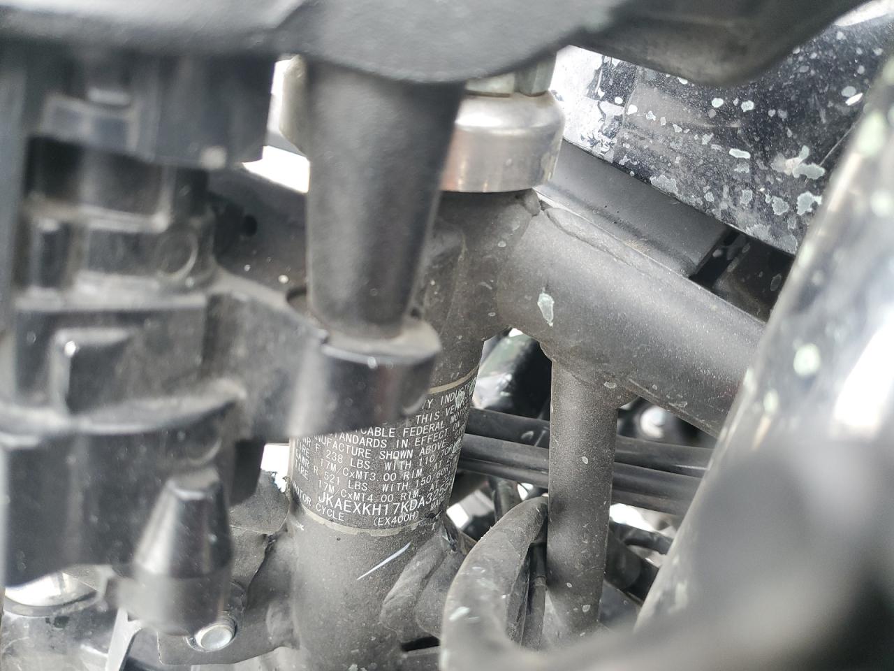 2019 Kawasaki Ex400 VIN: JKAEXKH17KDA32558 Lot: 93518705