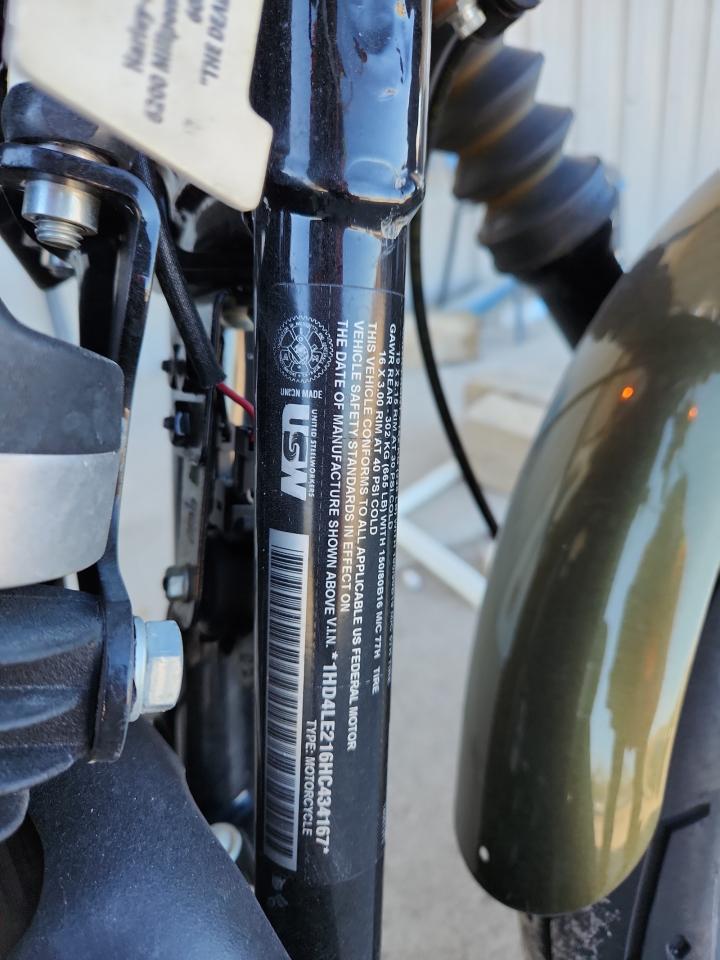 2017 Harley-Davidson Xl883 Iron 883 VIN: 1HD4LE216HC434167 Lot: 90831155