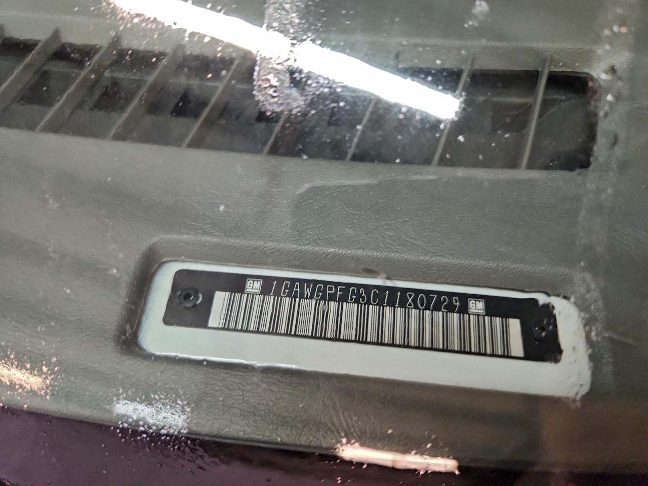 2012 Chevrolet Express G2500 Ls VIN: 1GAWGPFG3C1180729 Lot: 92721925