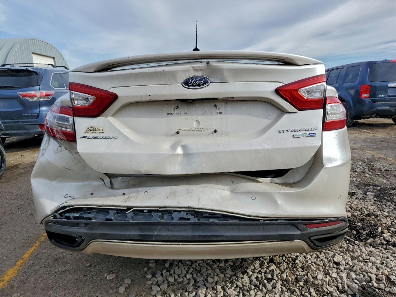 2013 Ford Fusion Titanium VIN: 3FA6P0D97DR316232 Lot: 93960605