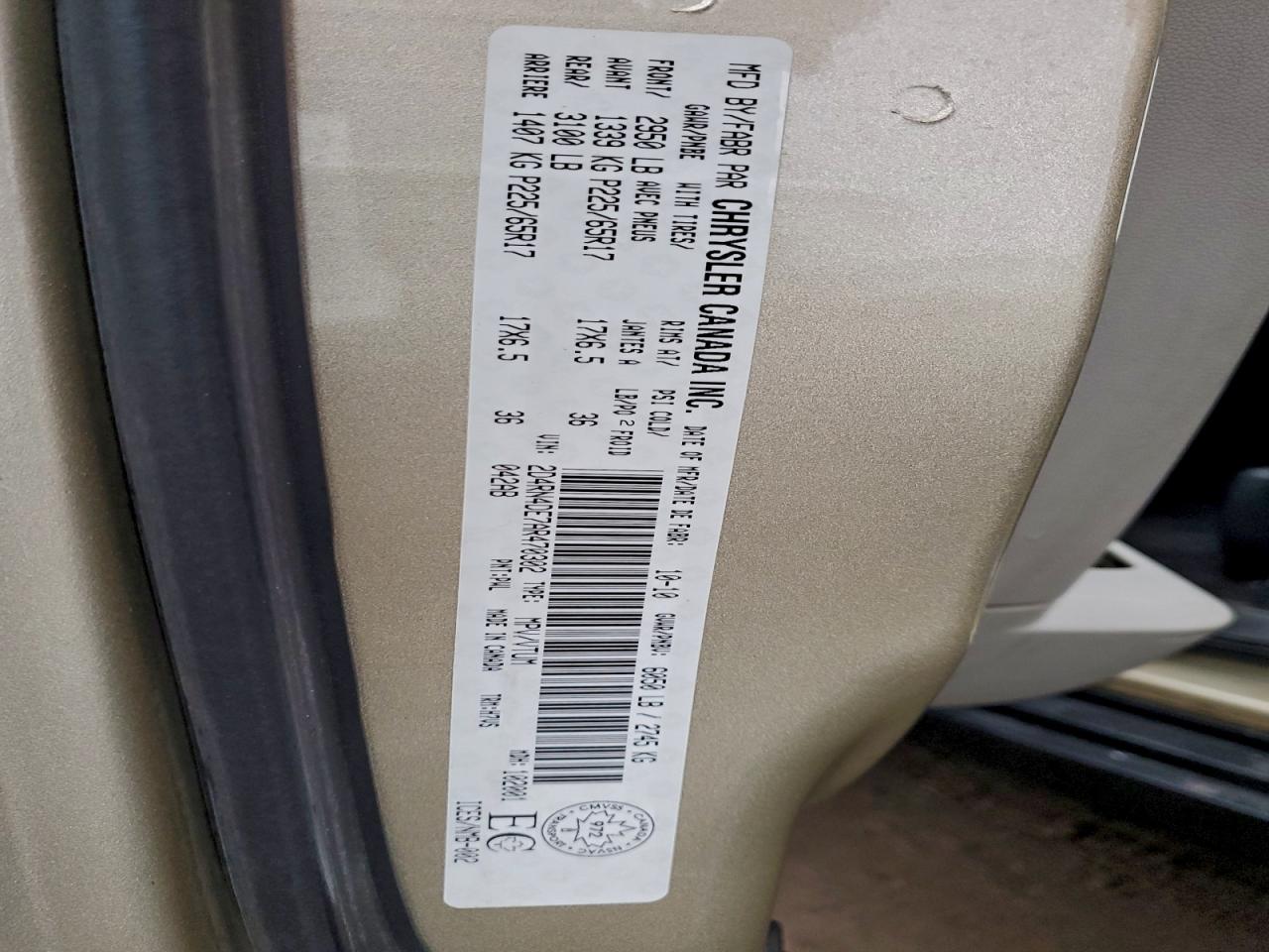 2010 Dodge Grand Caravan Se VIN: 2D4RN4DE7AR470302 Lot: 92138845