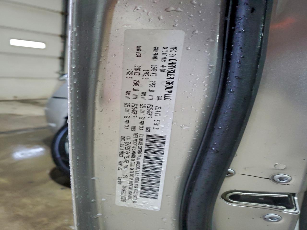 2010 Dodge Journey Sxt VIN: 3D4PG5FV9AT191435 Lot: 93310255