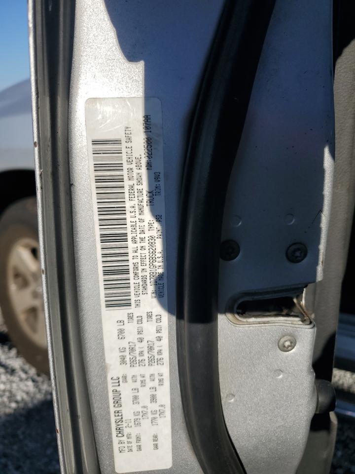 2011 Dodge Ram 1500 VIN: 1D7RB1GP6BS620830 Lot: 91669595