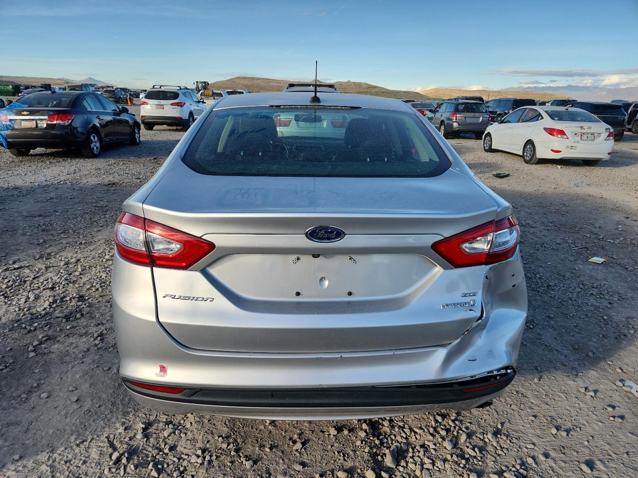2014 Ford Fusion Se Hybrid VIN: 3FA6P0LU1ER142357 Lot: 91695825