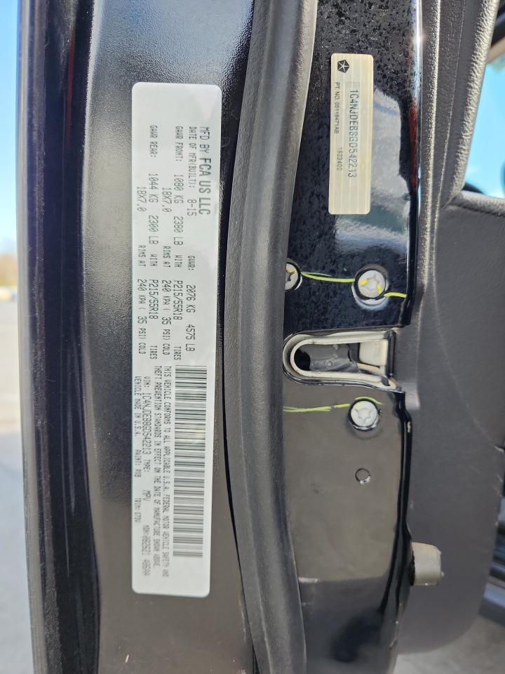 2016 Jeep Compass Latitude VIN: 1C4NJDEB8GD542213 Lot: 91599155