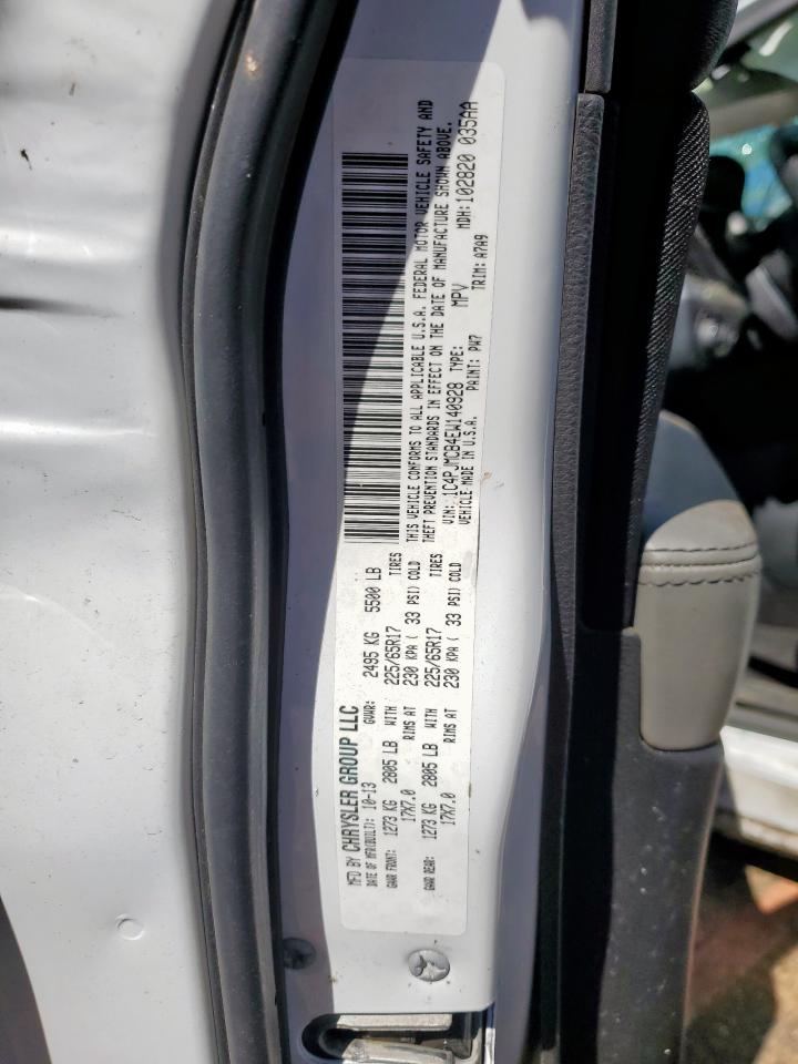 2014 Jeep Cherokee Latitude VIN: 1C4PJMCB4EW140928 Lot: 92135375