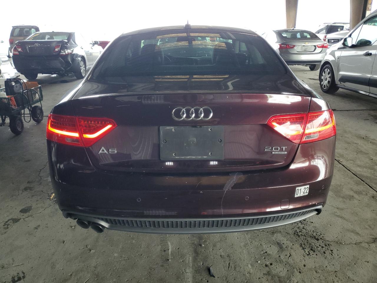 2015 Audi A5 Premium Plus VIN: WAUMFAFR5FA002919 Lot: 92289615