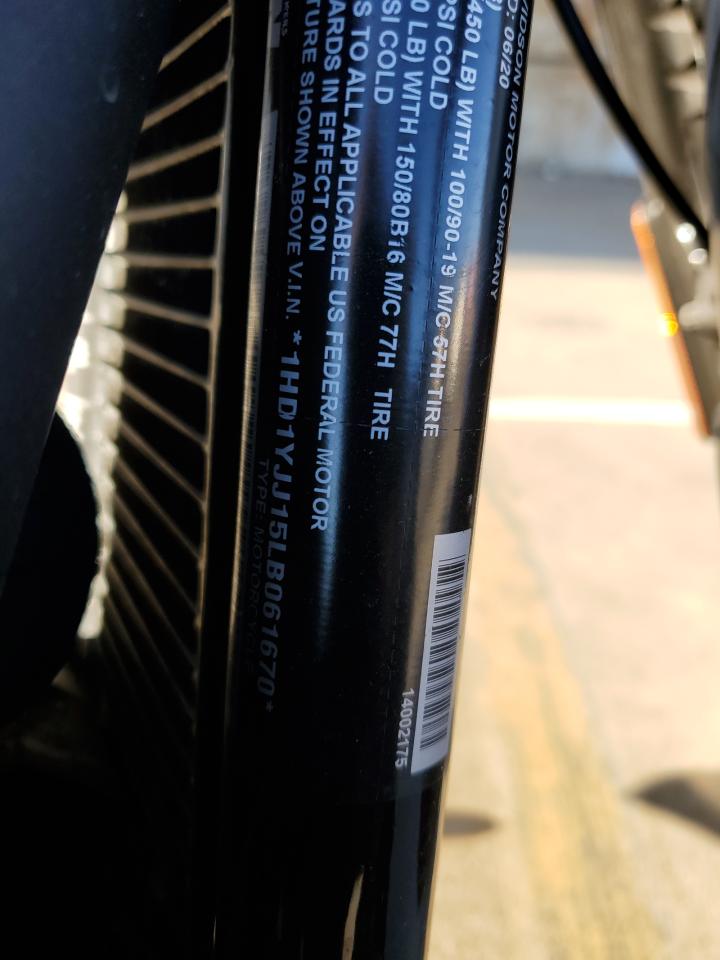 2020 Harley-Davidson Fxbb VIN: 1HD1YJJ15LB061670 Lot: 91804255