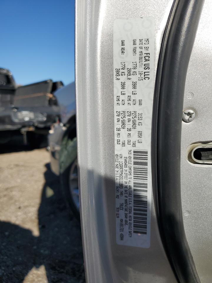 2016 Ram 1500 Longhorn VIN: 1C6RR7PMXGS111983 Lot: 90441325