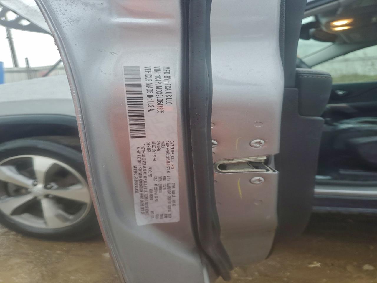 2020 Jeep Cherokee Limited VIN: 1C4PJMDX9LD647665 Lot: 94032915