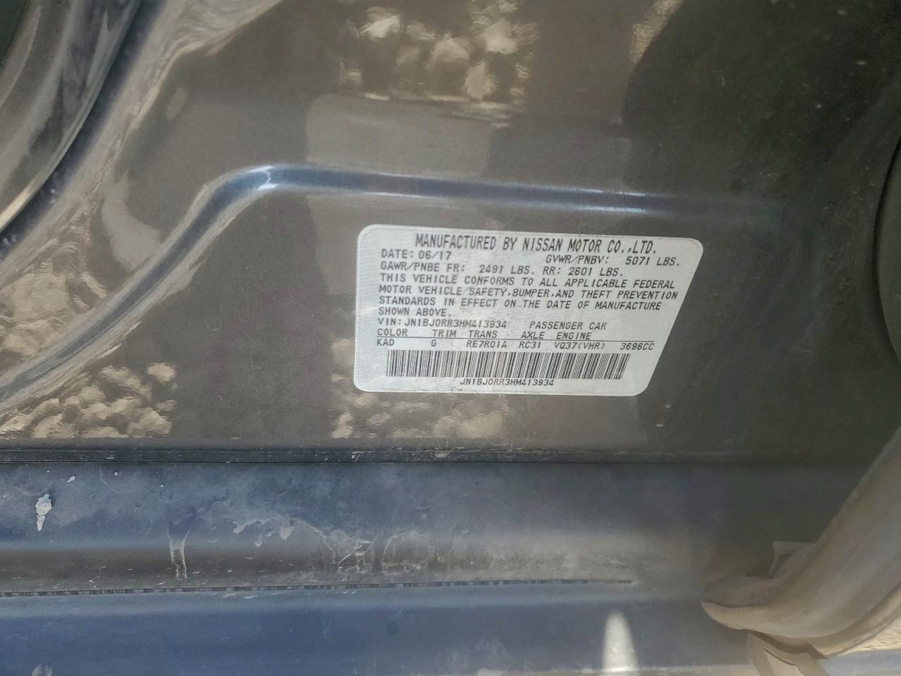 2017 Infiniti Qx50 VIN: JN1BJ0RR3HM413934 Lot: 93505885