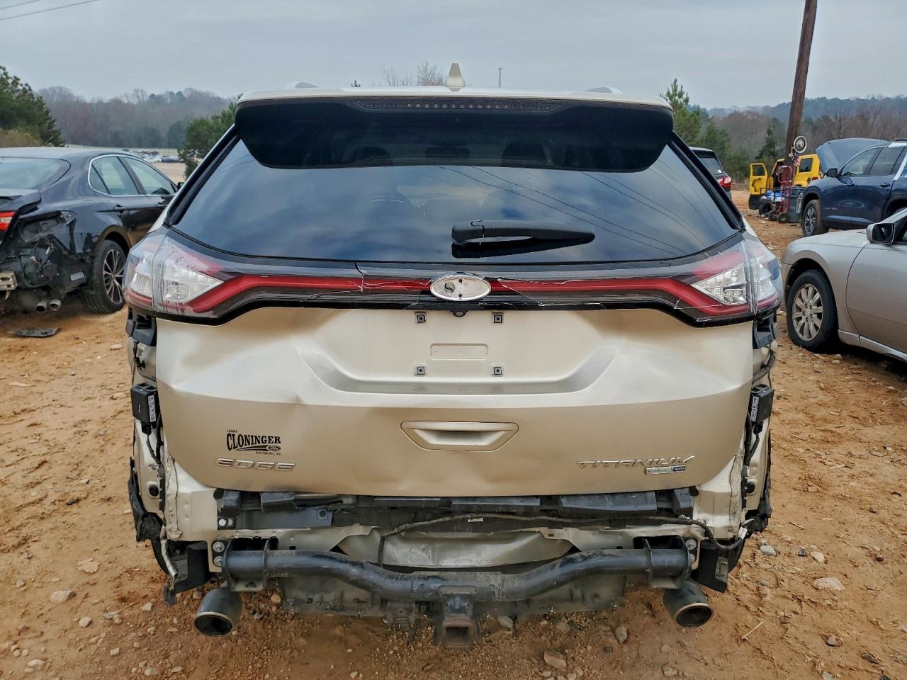 2017 Ford Edge Titanium VIN: 2FMPK4K97HBB71619 Lot: 94062465