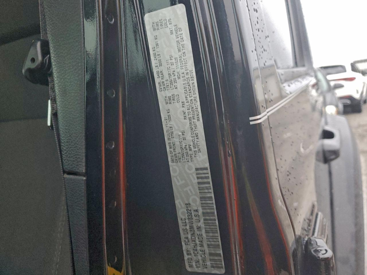 2021 Jeep Wrangler Unlimited Sport VIN: 1C4HJXDN8MW832218 Lot: 93971315